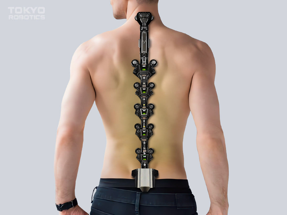 Cyberpunk Spine Cyborg Implant