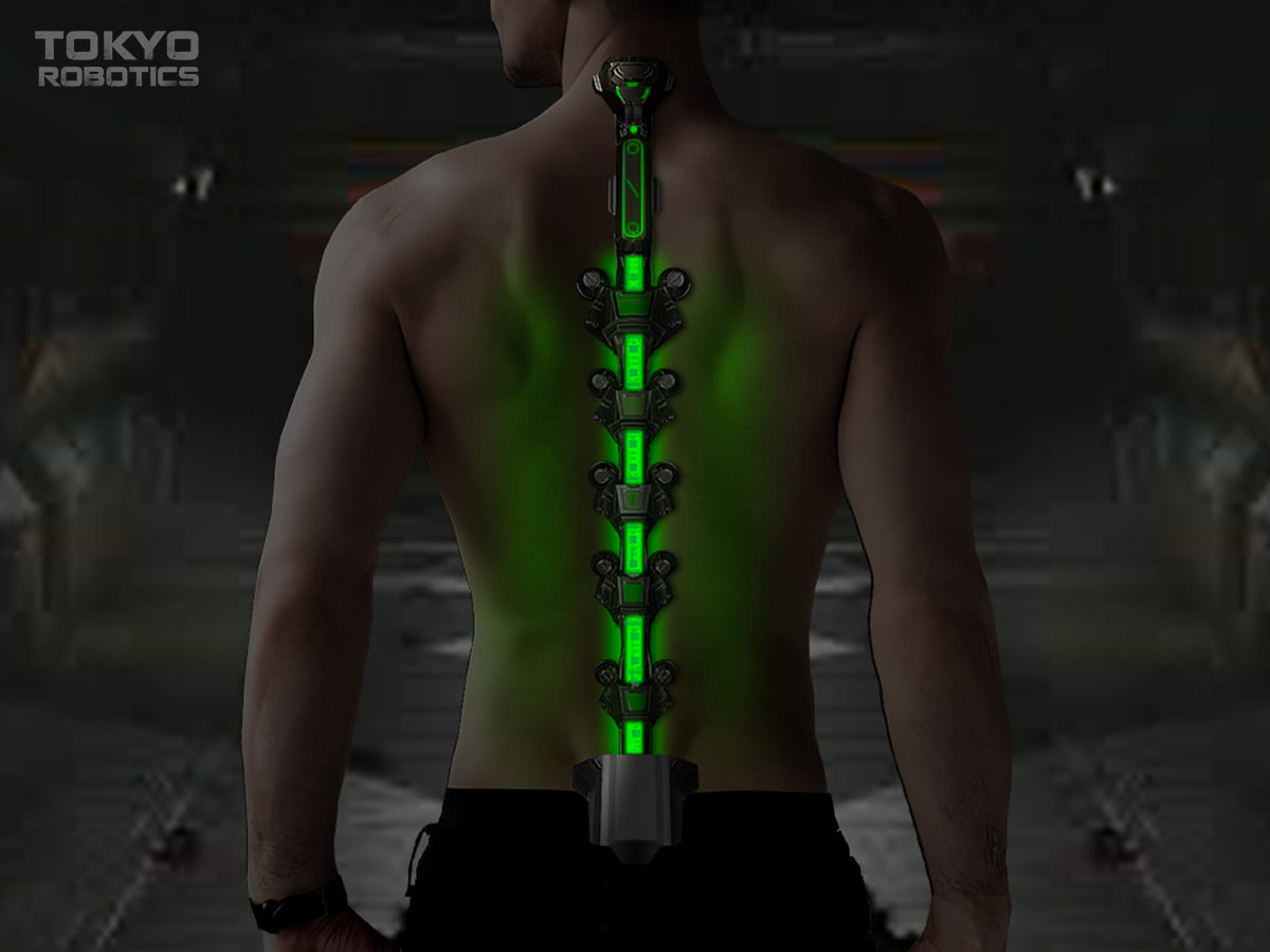 Cyberpunk Spine Cyborg Implant